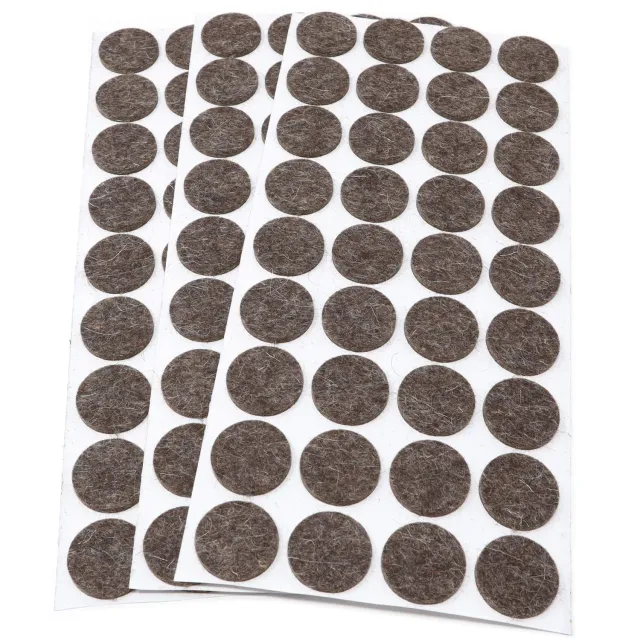 Adsamm Feltrini Ø 24 mm Marroni 108 Pezzi Lana
