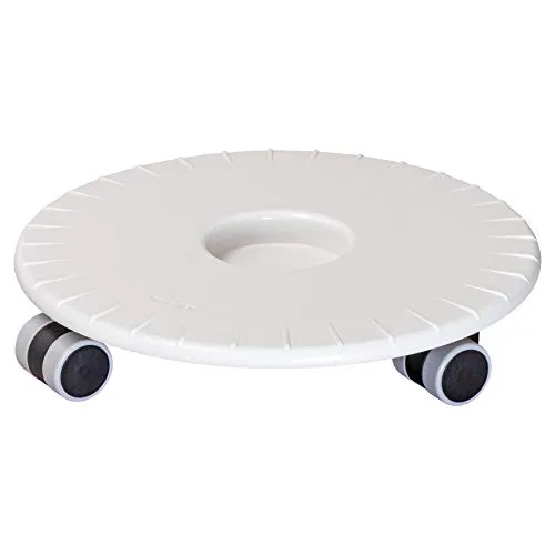 Wagner Carrello Piante Flat Ø30 Bianco Portata 80kg