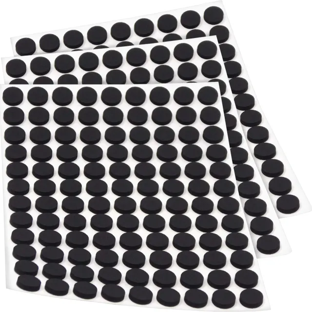 Adsamm antiscivolo gommini tondi ø10 mm neri 324 pezzi gomma