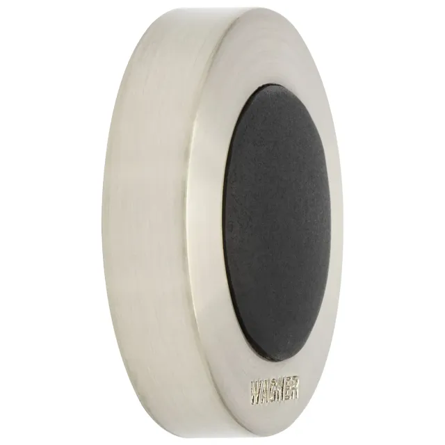 Wagner 15514011 Fermaporta Muro Ø38mm Effetto Inox