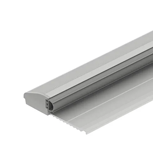Gedotec soglia pavimento alluminio 715 mm argento battuta