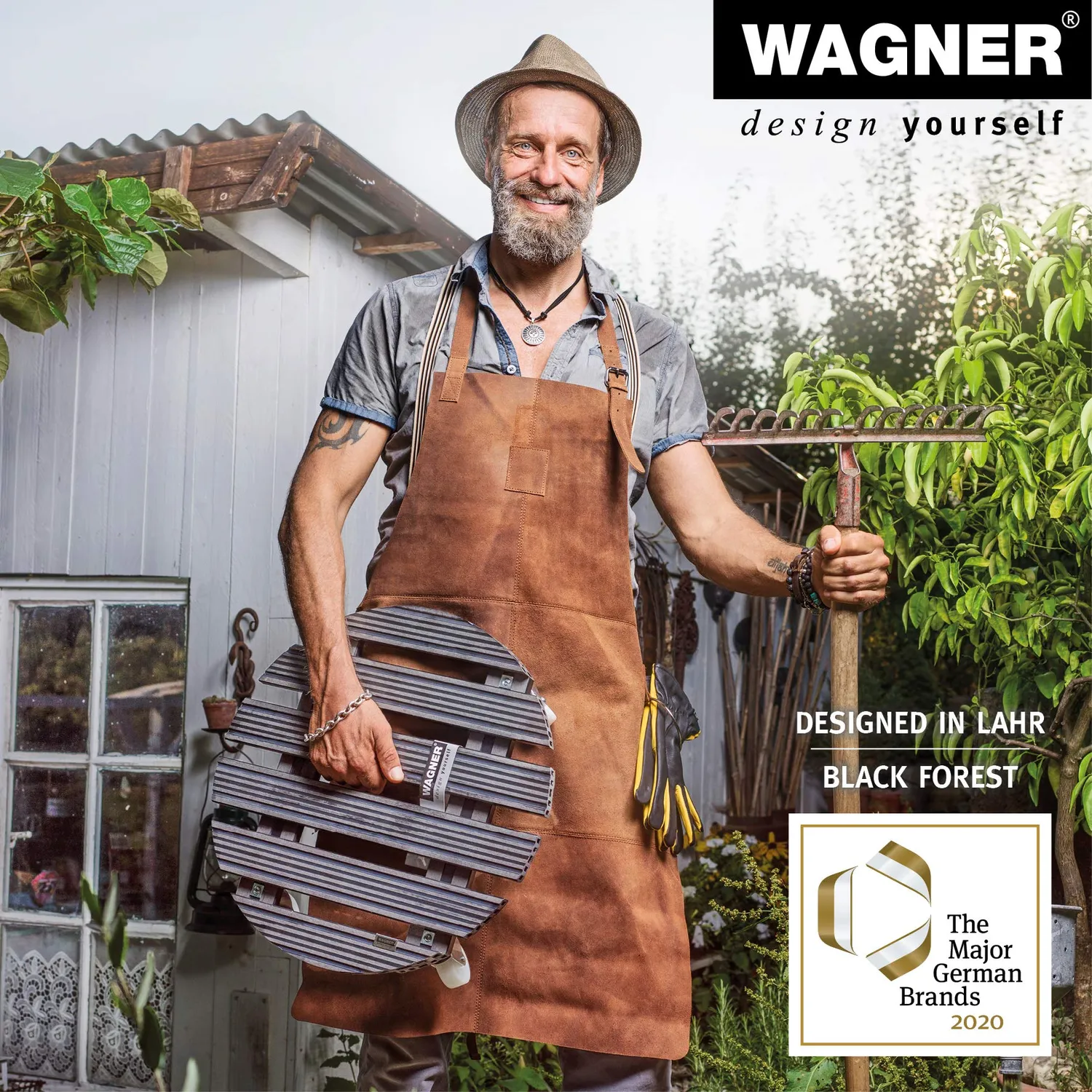 Wagner WPC 20054001 carrello piante 38,5 cm antracite esterno