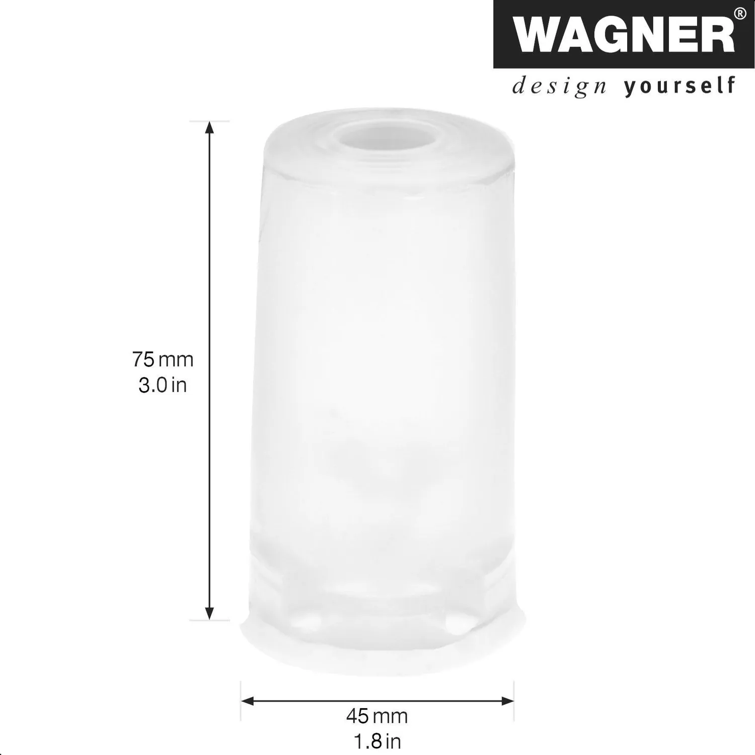 WAGNER VULKANO BIG 15207421 fermaporta gomma 40x73 mm