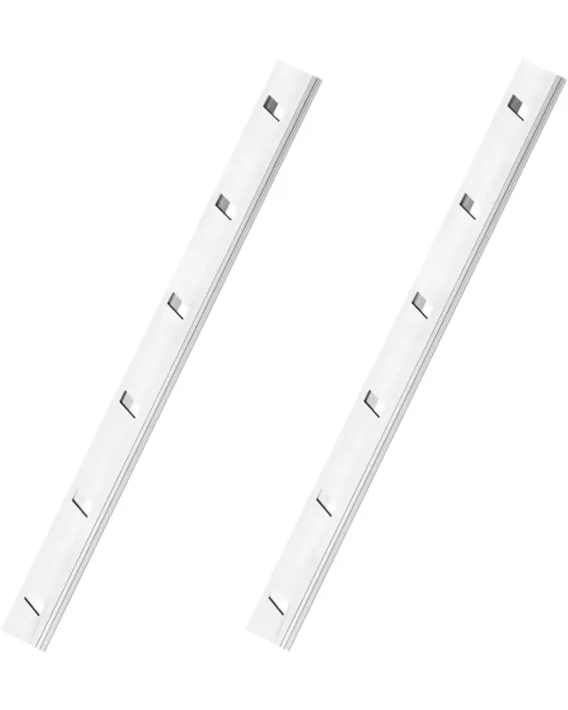 Gedotec Binario Parete Acciaio 1000 mm 2 pz Guida Scaffali