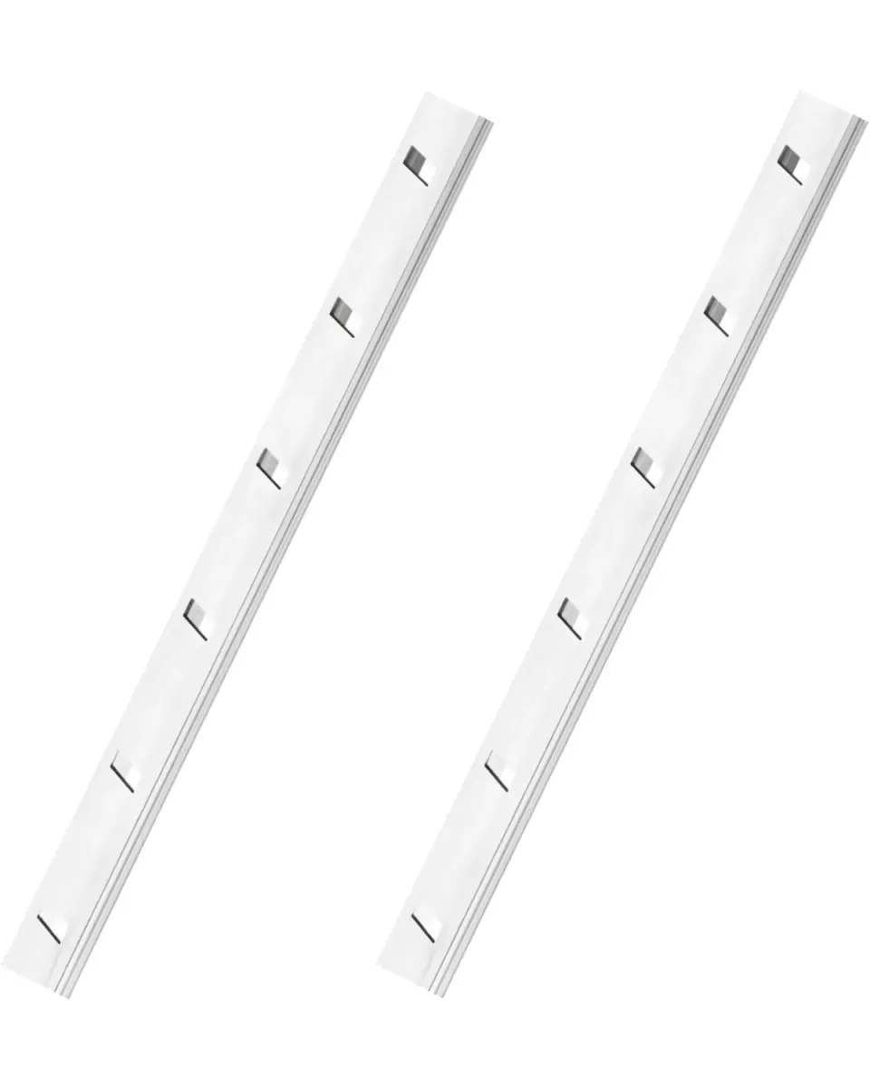 Gedotec Binario Parete Acciaio 1000 mm 2 pz Guida Scaffali