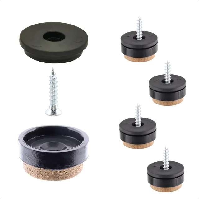 Wagner QuickClick 16781500 feltrini Syno Slim 17 mm da avvitare 4 pz