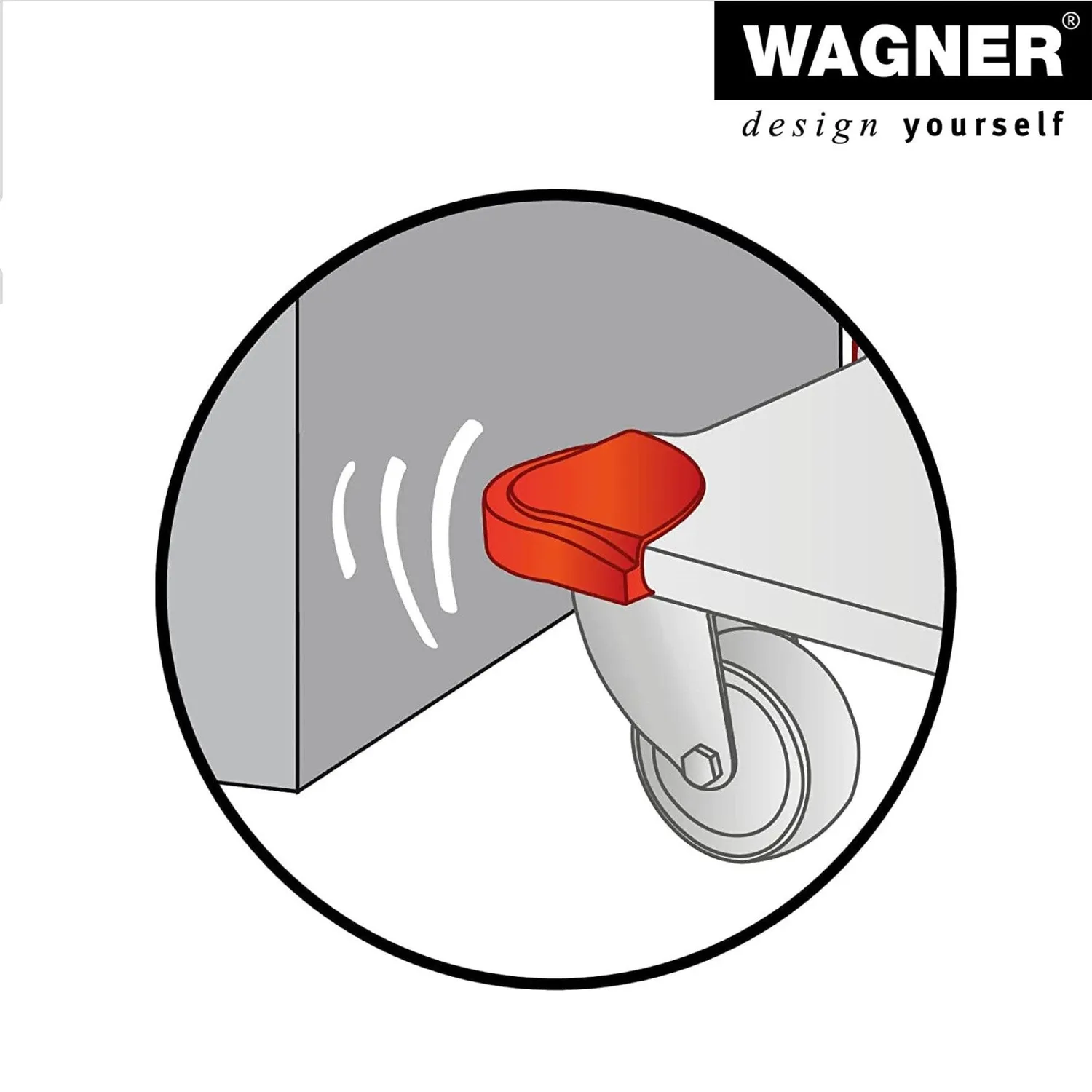 Wagner MM 1322 Rullo Mobili 59x29 cm 250 kg