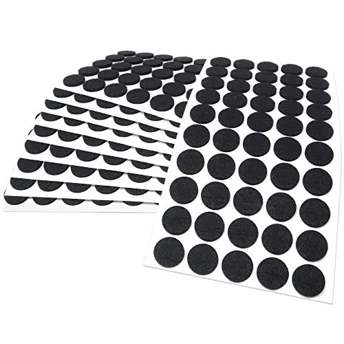 Adsamm Feltrini Adesivi Neri Ø 22 mm 500 pz