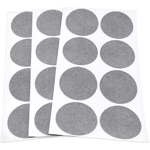 Adsamm Feltrini Autoadesivi Ø 50 mm Grigio 24 pz Ultrasottili