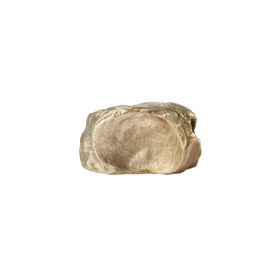 NIVA Design Impronta pomello ottone naturale spugna marina