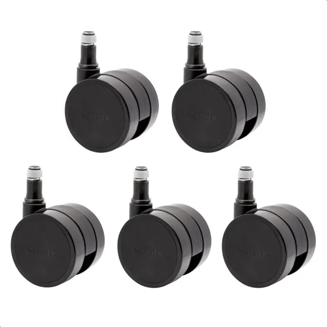 Wagner Konkav RO1735 rotelle sedia ufficio set 5 pezzi dure