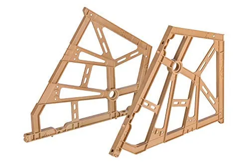 Gedotec bilico scarpiera set plastica bianca ribalta