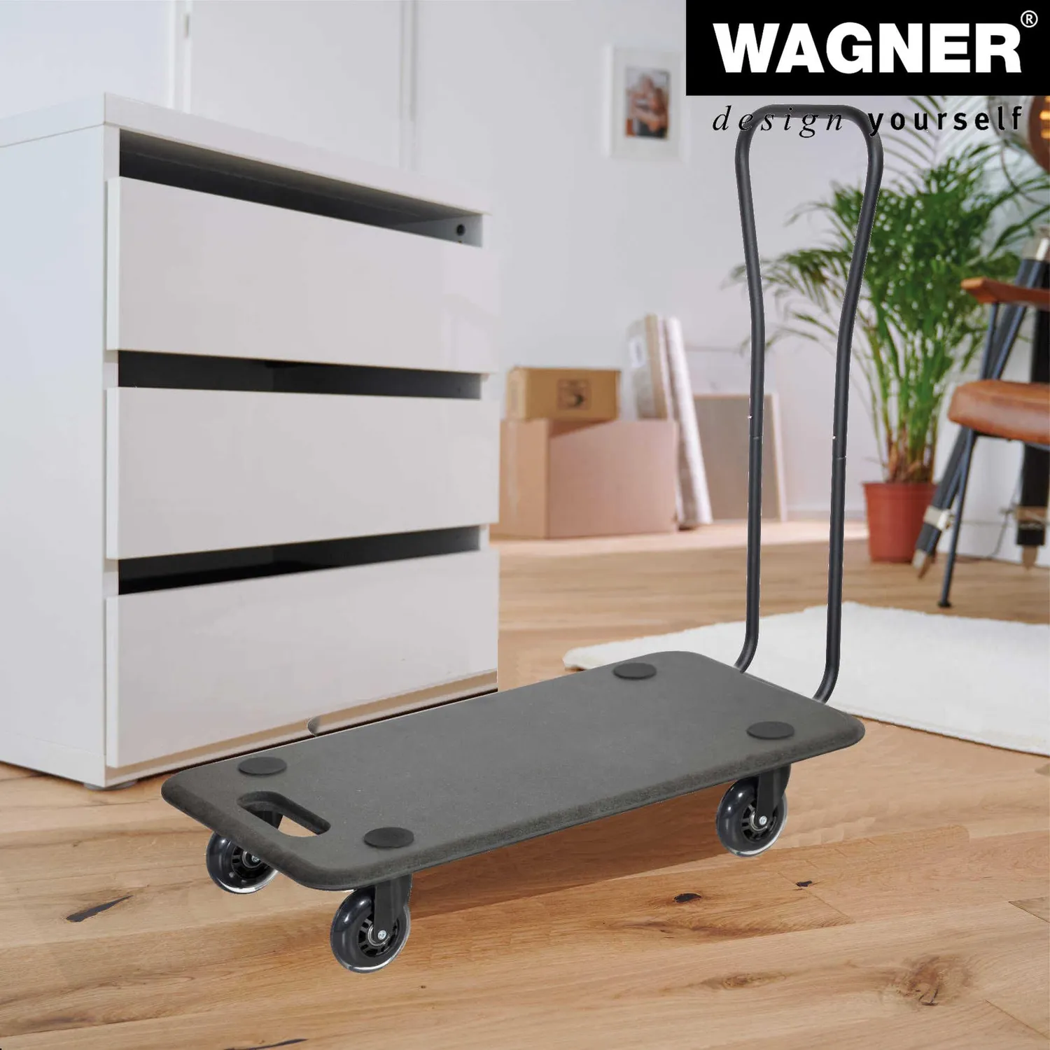 Wagner MM 1612 carrello trasporto MDF 59x39 cm 250 kg