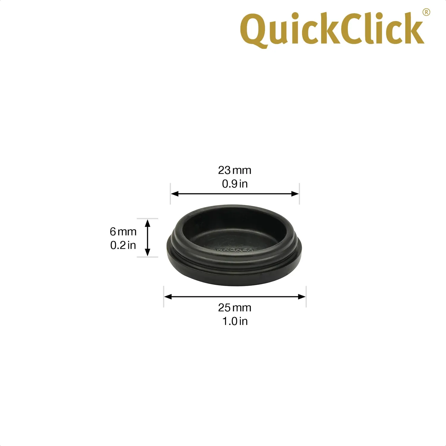 Wagner QuickClick Inserti Plastica 25mm 8 Pezzi
