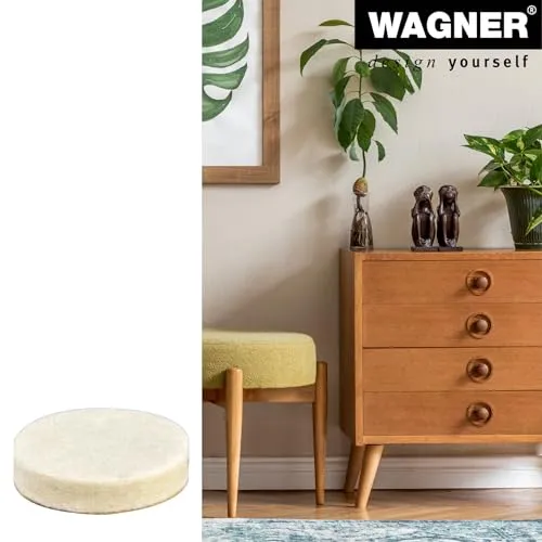 Wagner Big Pads 15123199 feltrini Ø30 mm 8 pezzi lana