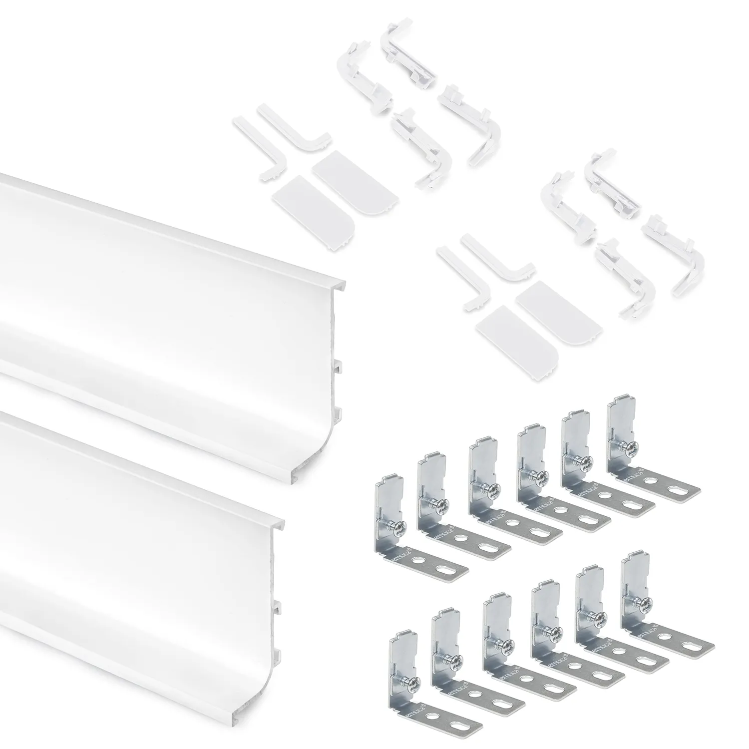 Emuca profilo Gola superiore cucina alluminio anodizzato opaco kit