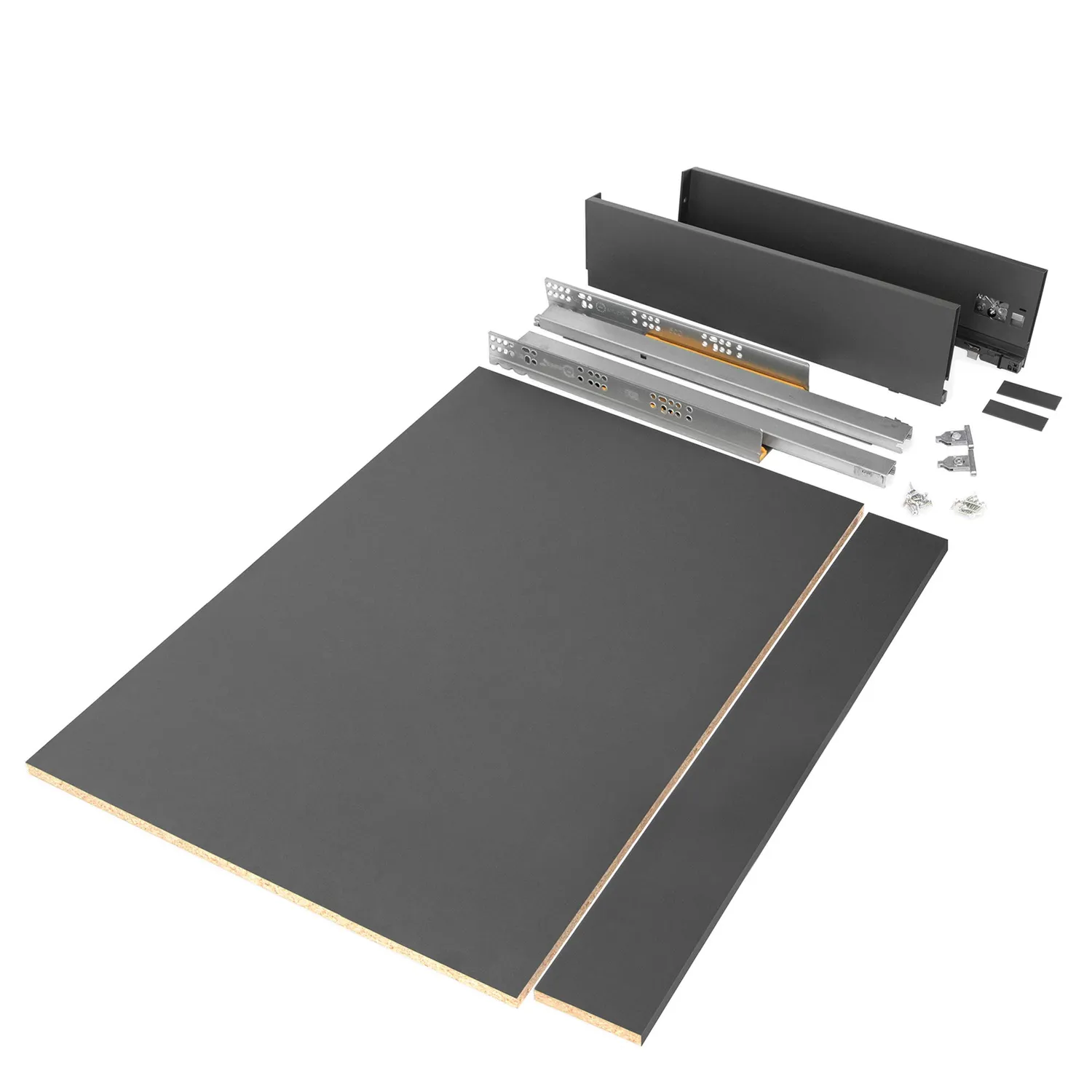 Emuca Vertex kit cassetto 93x500 modulo 600 mm bianco soft