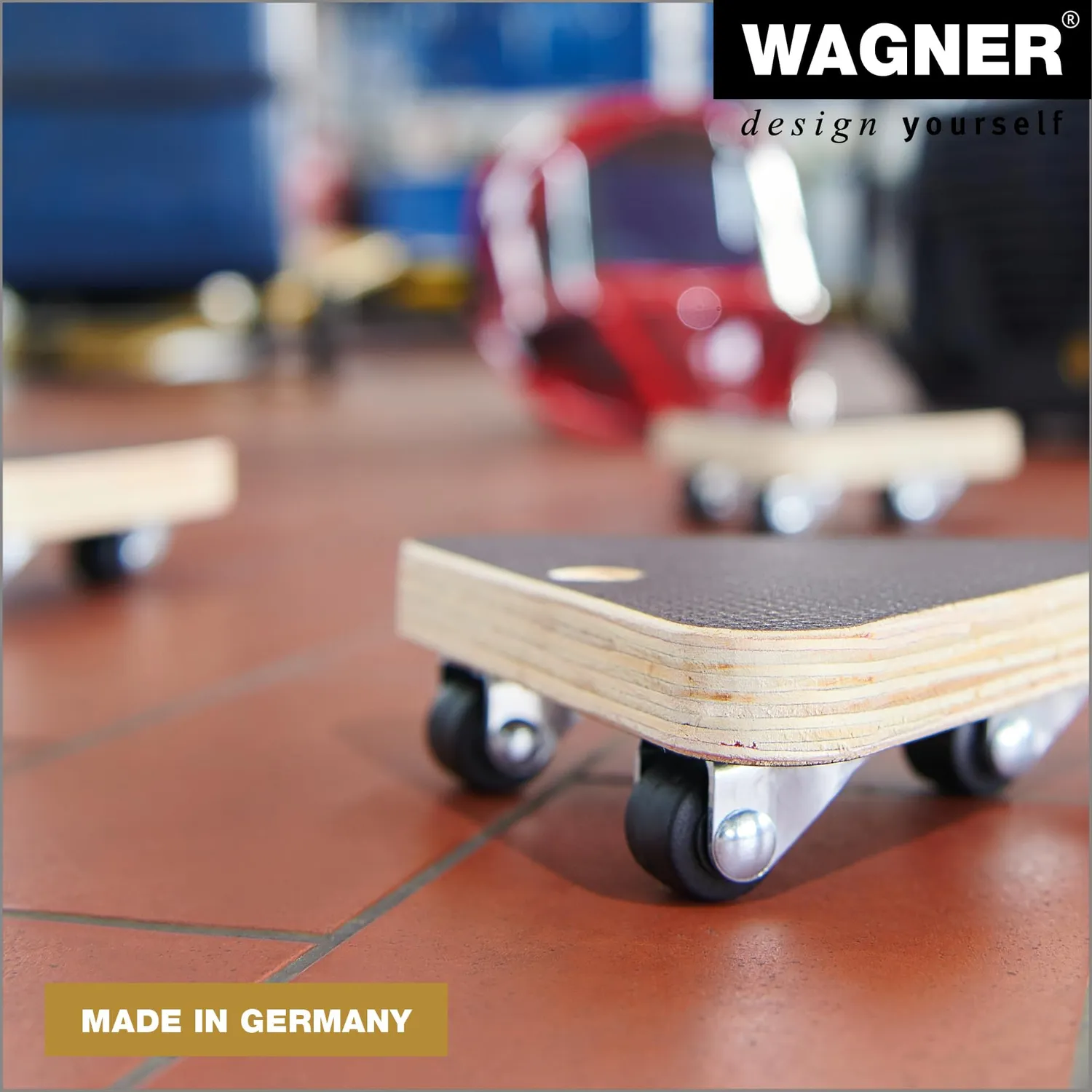 WAGNER MM 1105 carrello trasporto triangolare 13cm portata 100kg