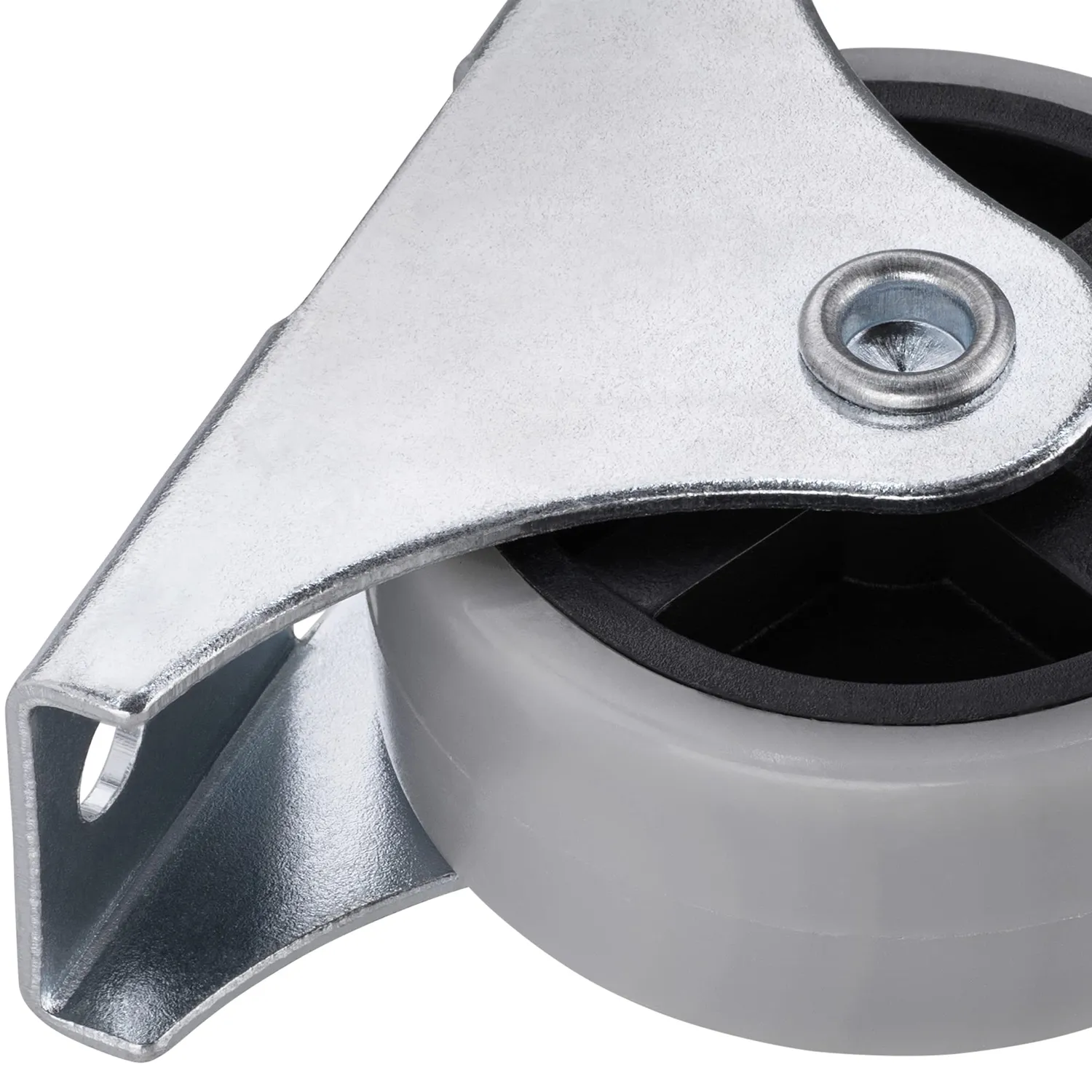 Gedotec Castor rotelle grigie 25mm senza freno set 4 pezzi