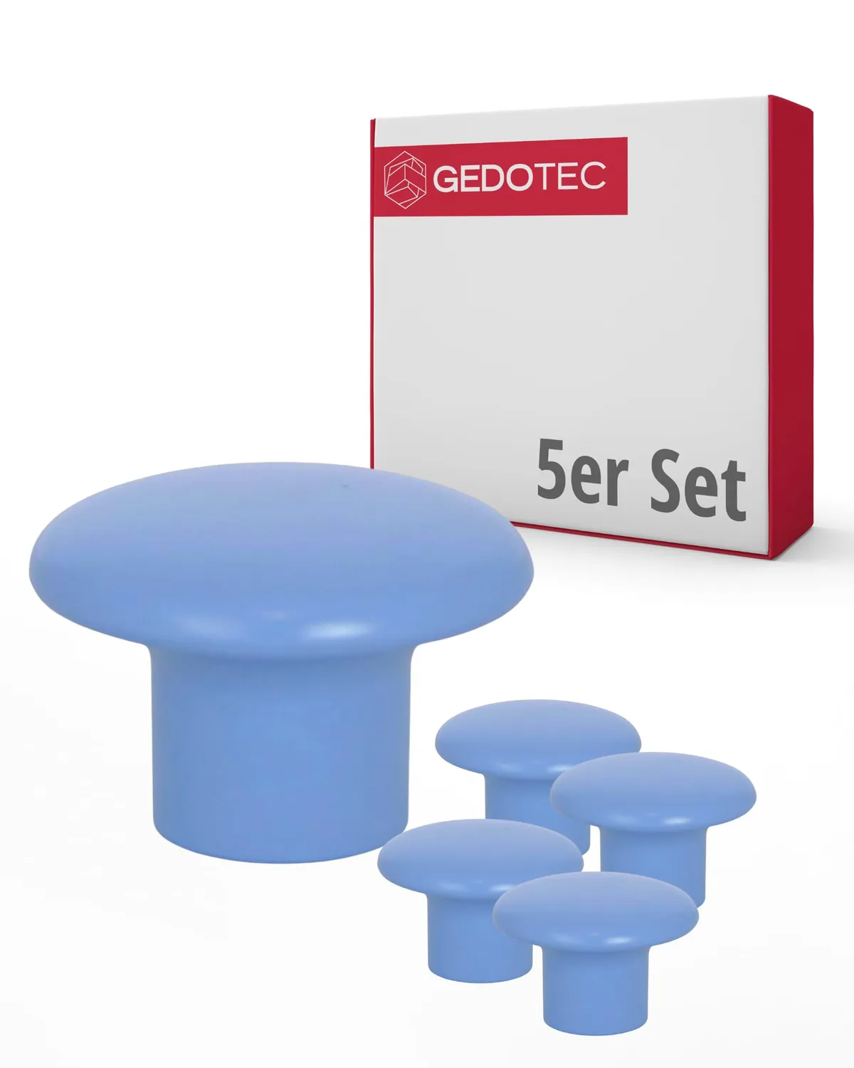 Gedotec pomello cameretta 32 mm plastica arancione 1 pz
