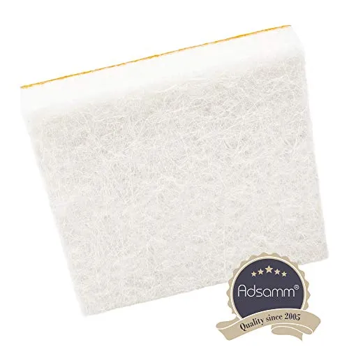 Adsamm Feltrini Alta Densità 30x30 mm 4 Pezzi Bianchi 5,5 mm