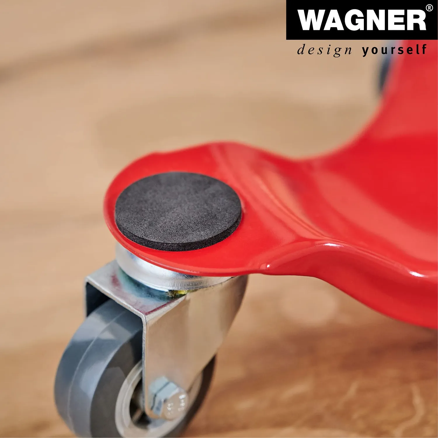 Wagner MM 1196 carrello mobili 25x25 cm portata 100 kg 3 ruote
