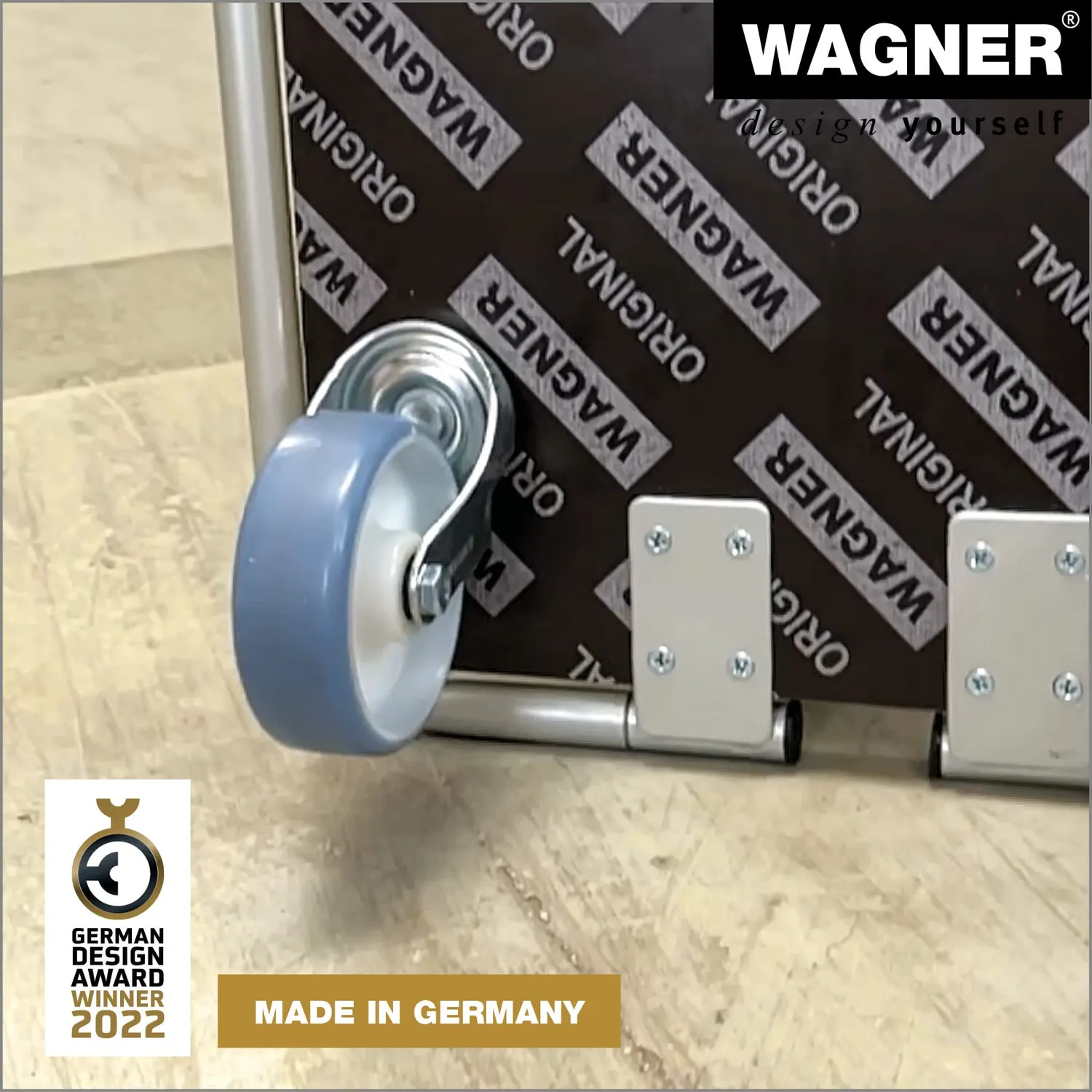 Wagner MM 1345 carrello trasporto 74x36,5 cm 300 kg antiscivolo