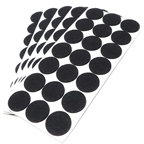 Adsamm feltrini tondi 30 mm 105 pezzi neri