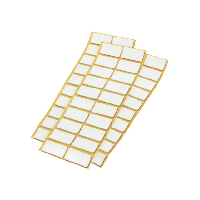 Adsamm Quality piedini antiscivolo bianchi 20x40 mm 60 pz EPDM