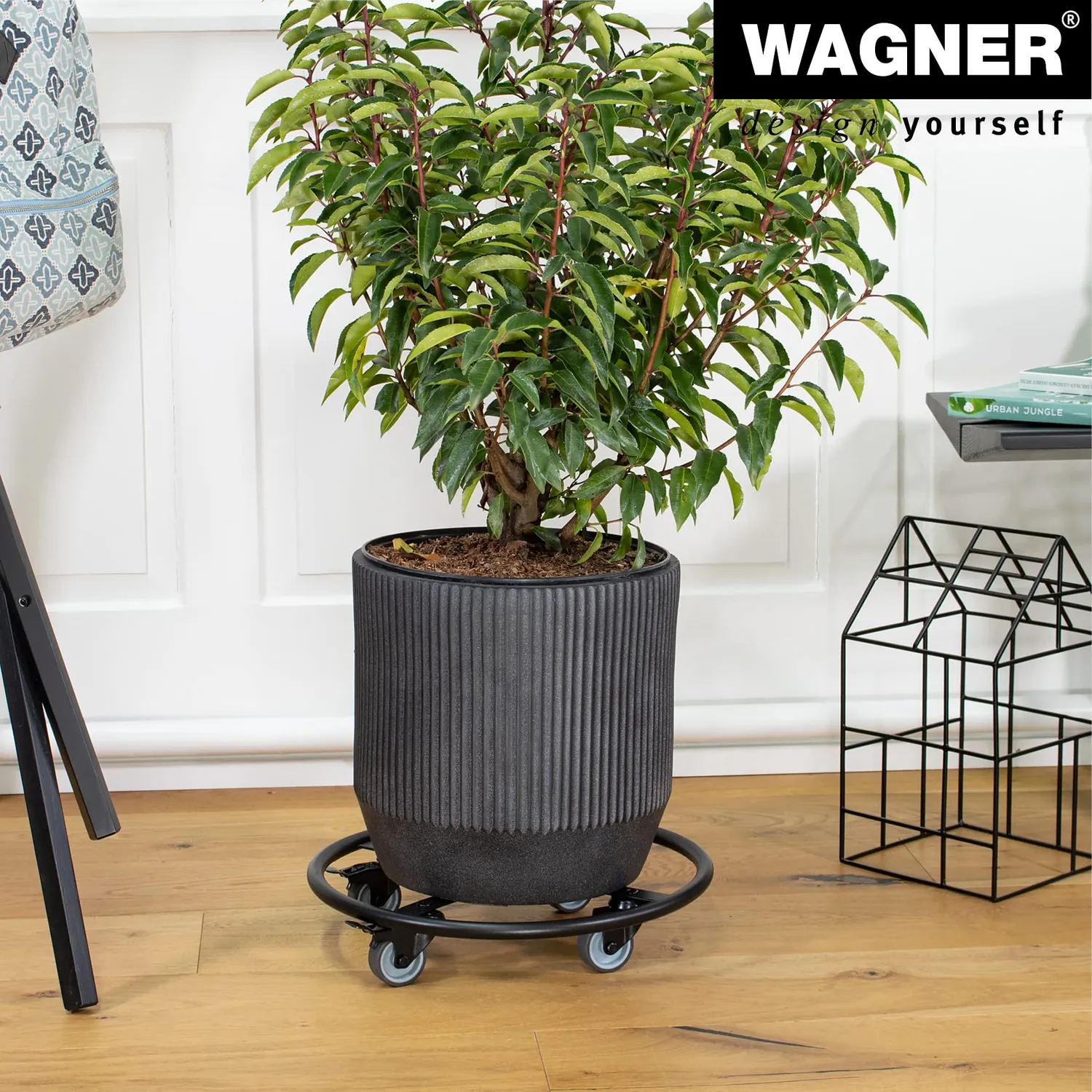 Wagner Skelett Round GH 7012 sottovaso ruote Ø38 cm 150 kg