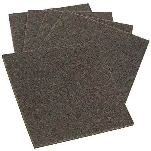 Adsamm feltrini in feltro autoadesivo marrone 100x100 mm 5 pz