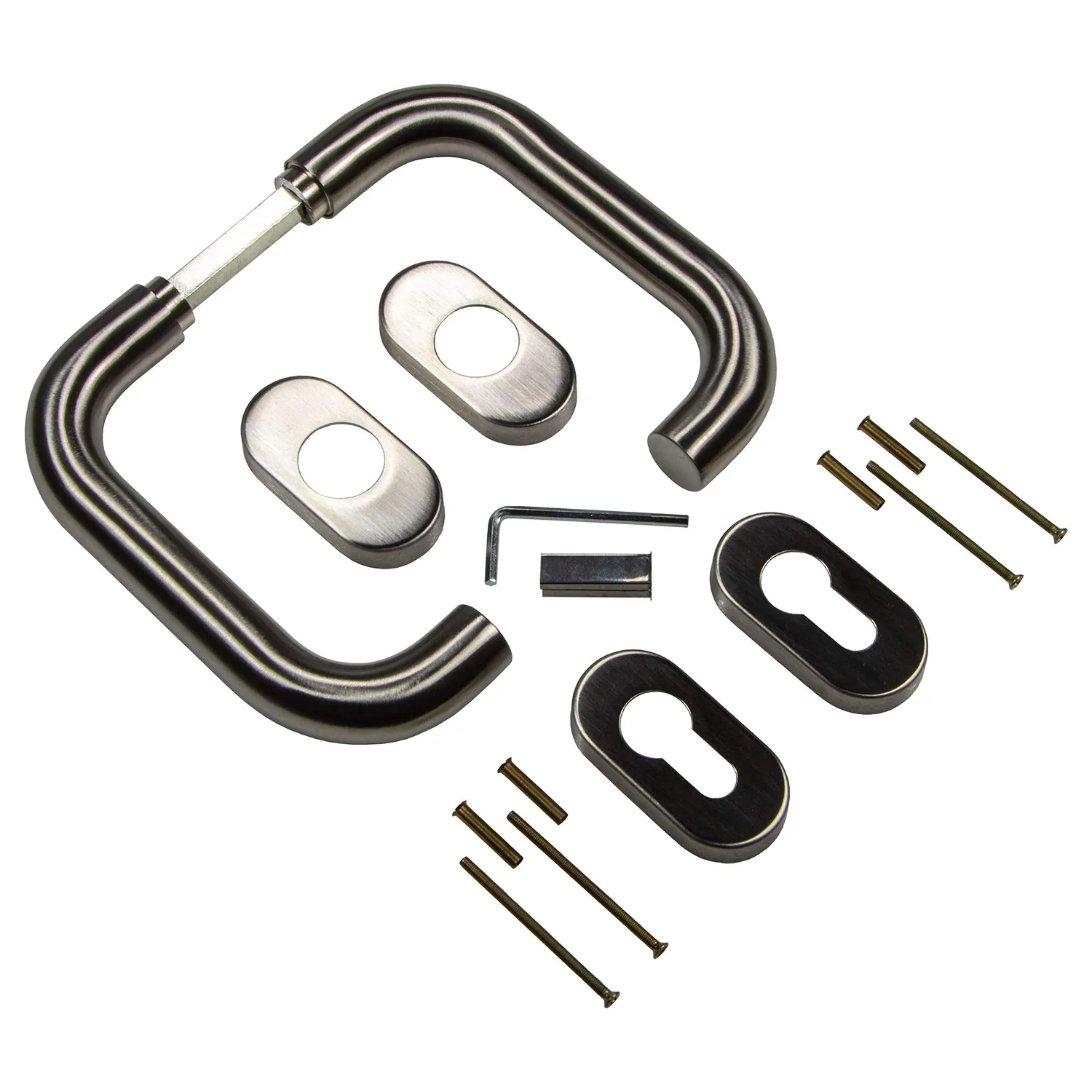 Gedotec Amsterdam Maniglia Porta Acciaio Inox Set PZ