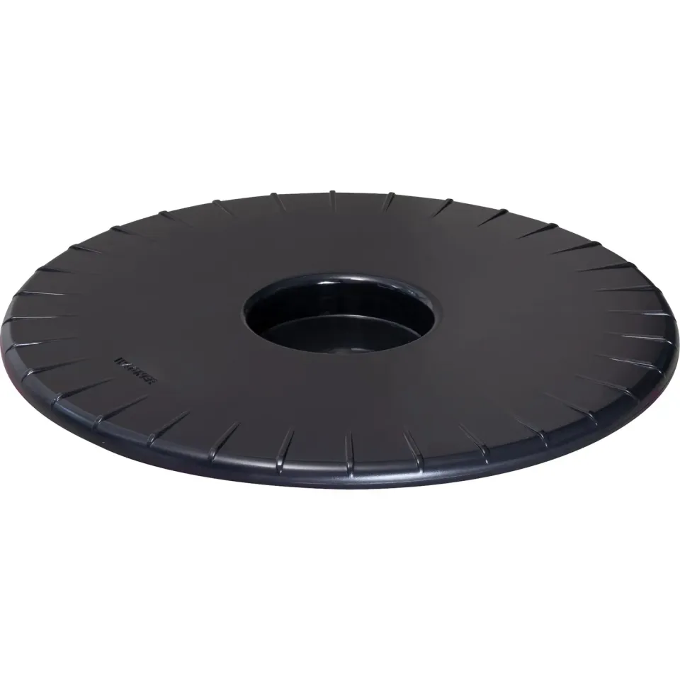 Wagner Ultraflat Sottovaso Ø30 cm Nero 100 kg