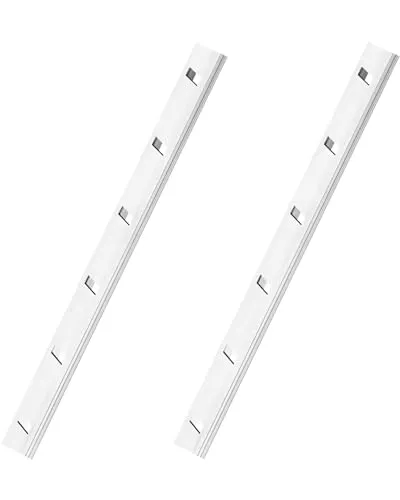 Gedotec Binario Parete Acciaio 1000 mm 2 pz Guida Scaffali