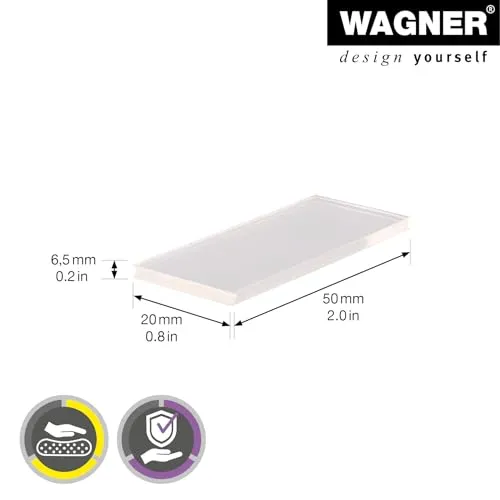 Wagner 15315299 EH 3152 paracolpi silicone 20x50 mm trasparenti