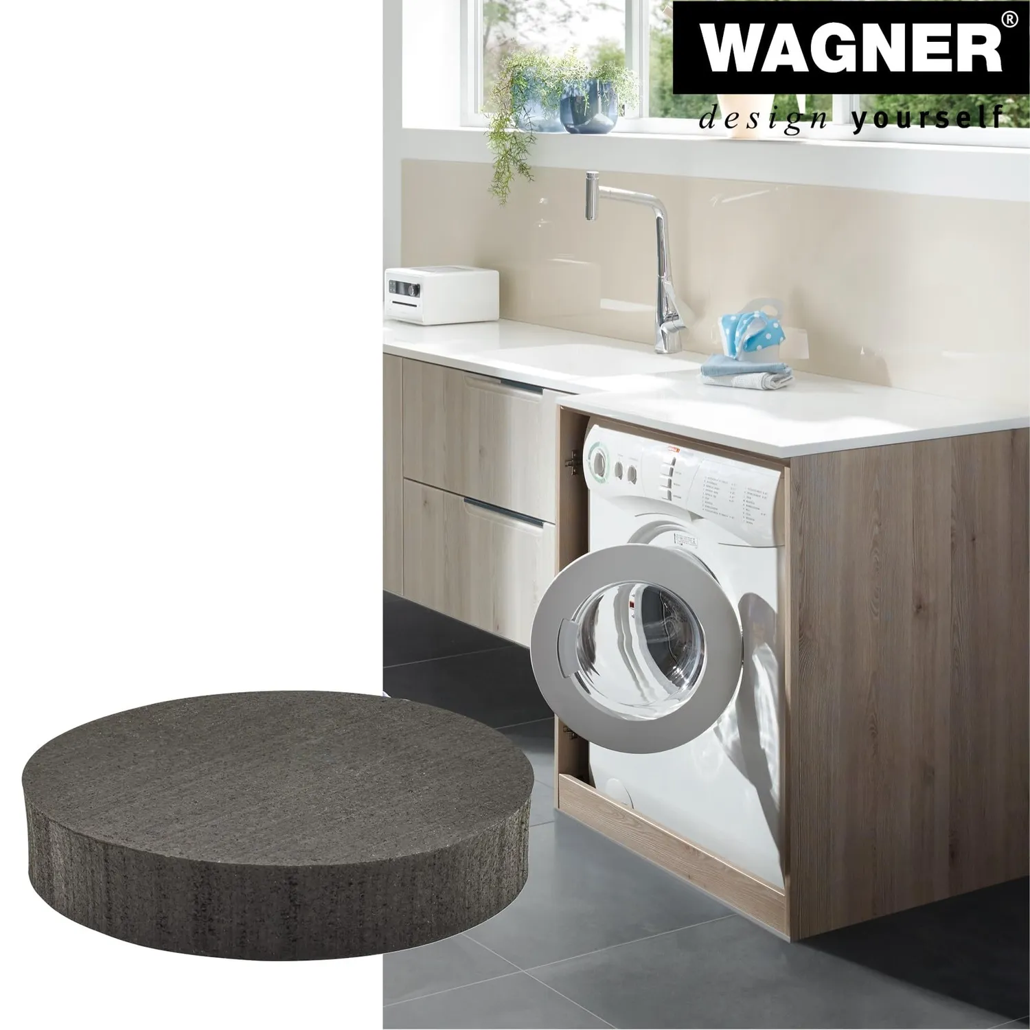 Wagner 15194099 EH 1940 piedini antivibrazione lavatrice 4 pz