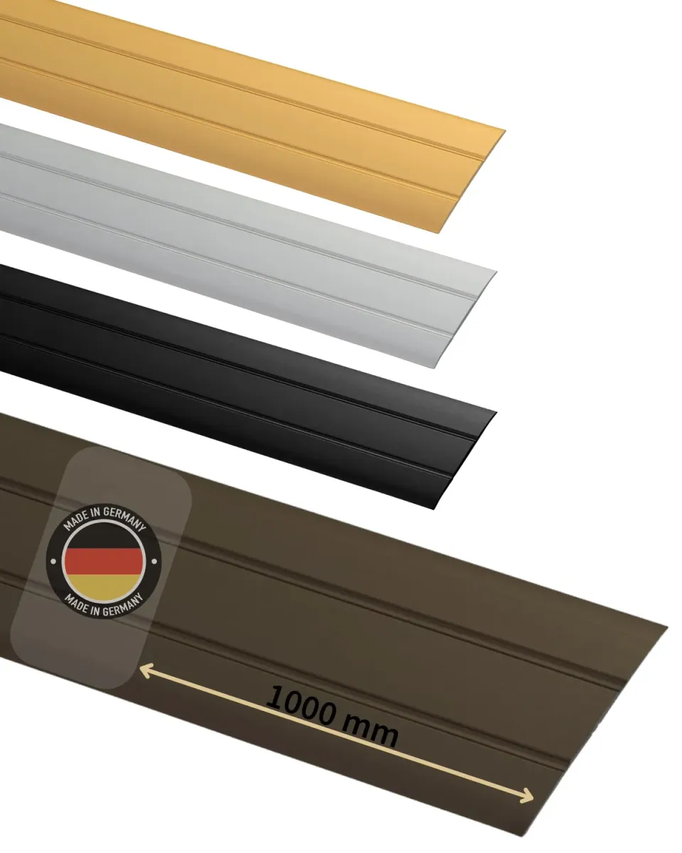 Gedotec profilo transizione autoadesivo 100 cm bronzo alluminio
