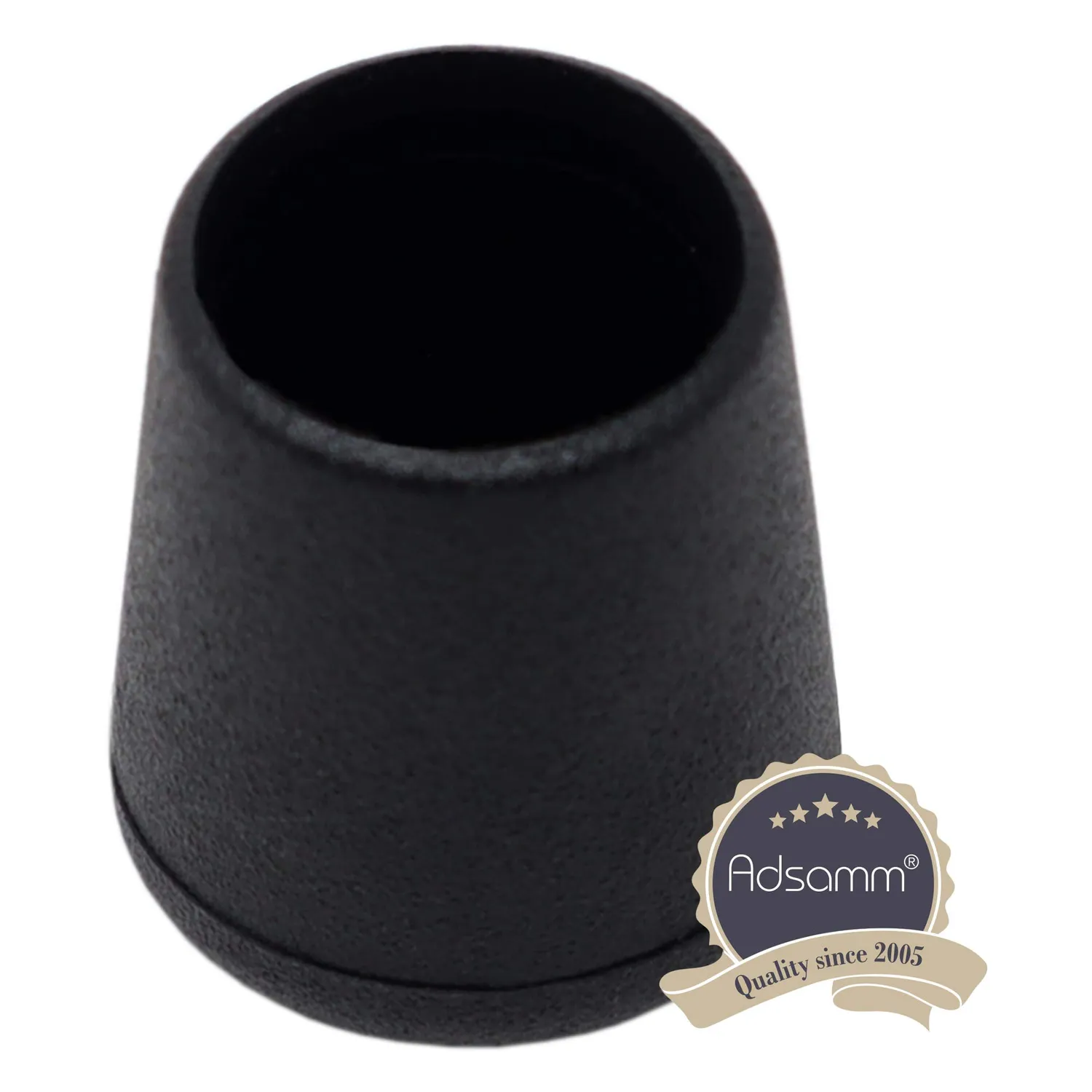 Adsamm puntali avvolgenti tondi Ø15-16 mm neri 4 pezzi PVC