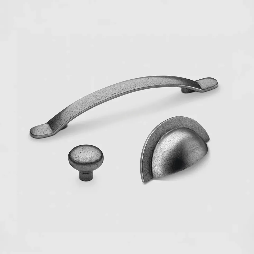 Crofts & Assinder Brecon maniglia nero opaco in ferro