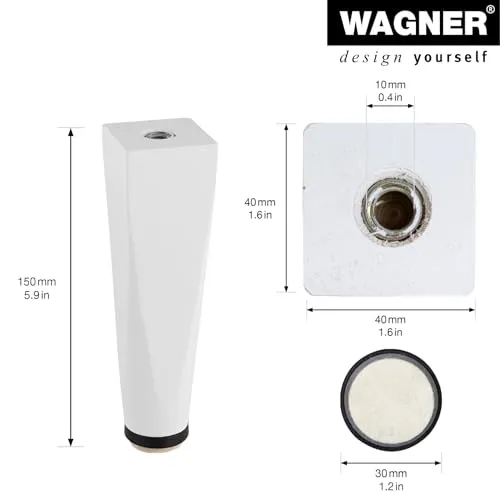 Wagner Design ST 7240 gamba mobile legno pino 150 mm 1 pz