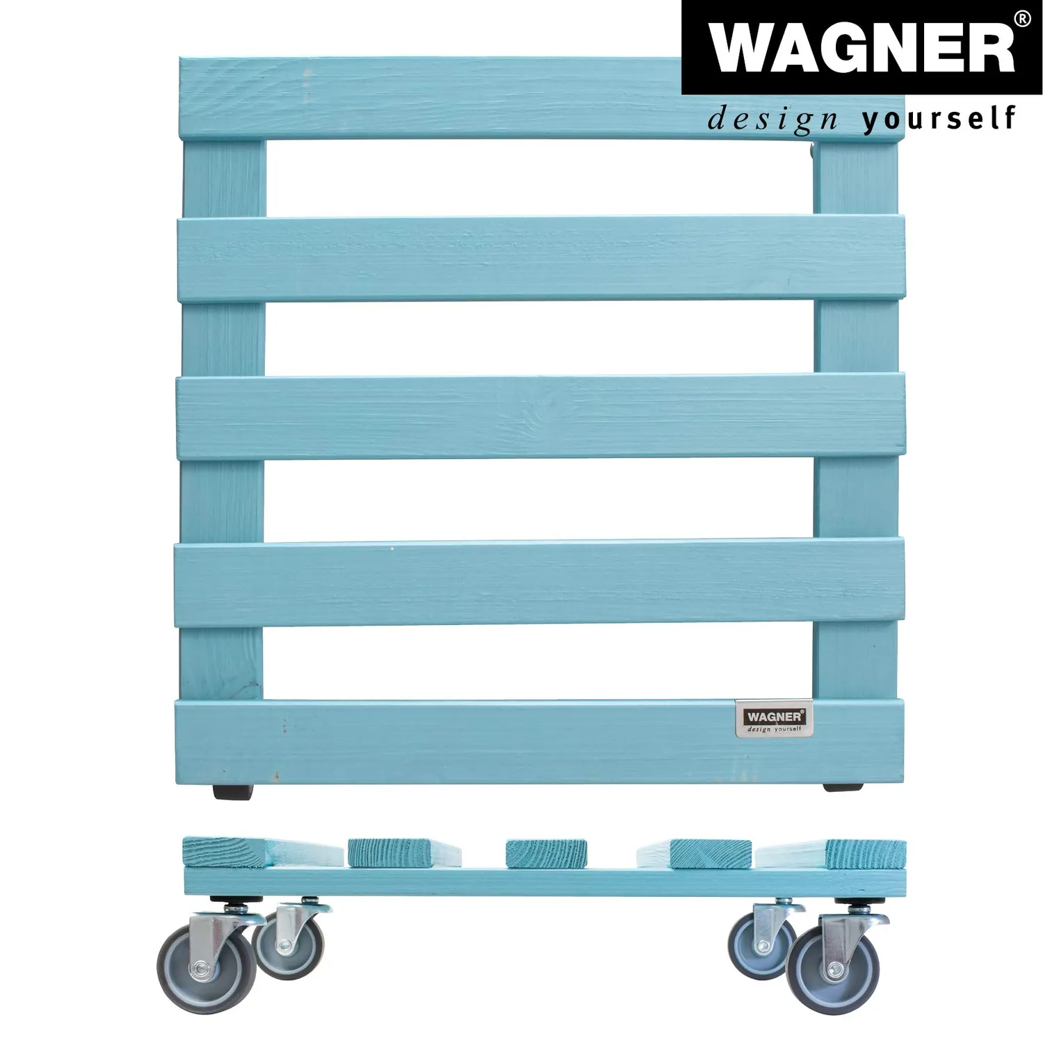 Wagner Aqua Splash carrello piante 38x38 cm aqua