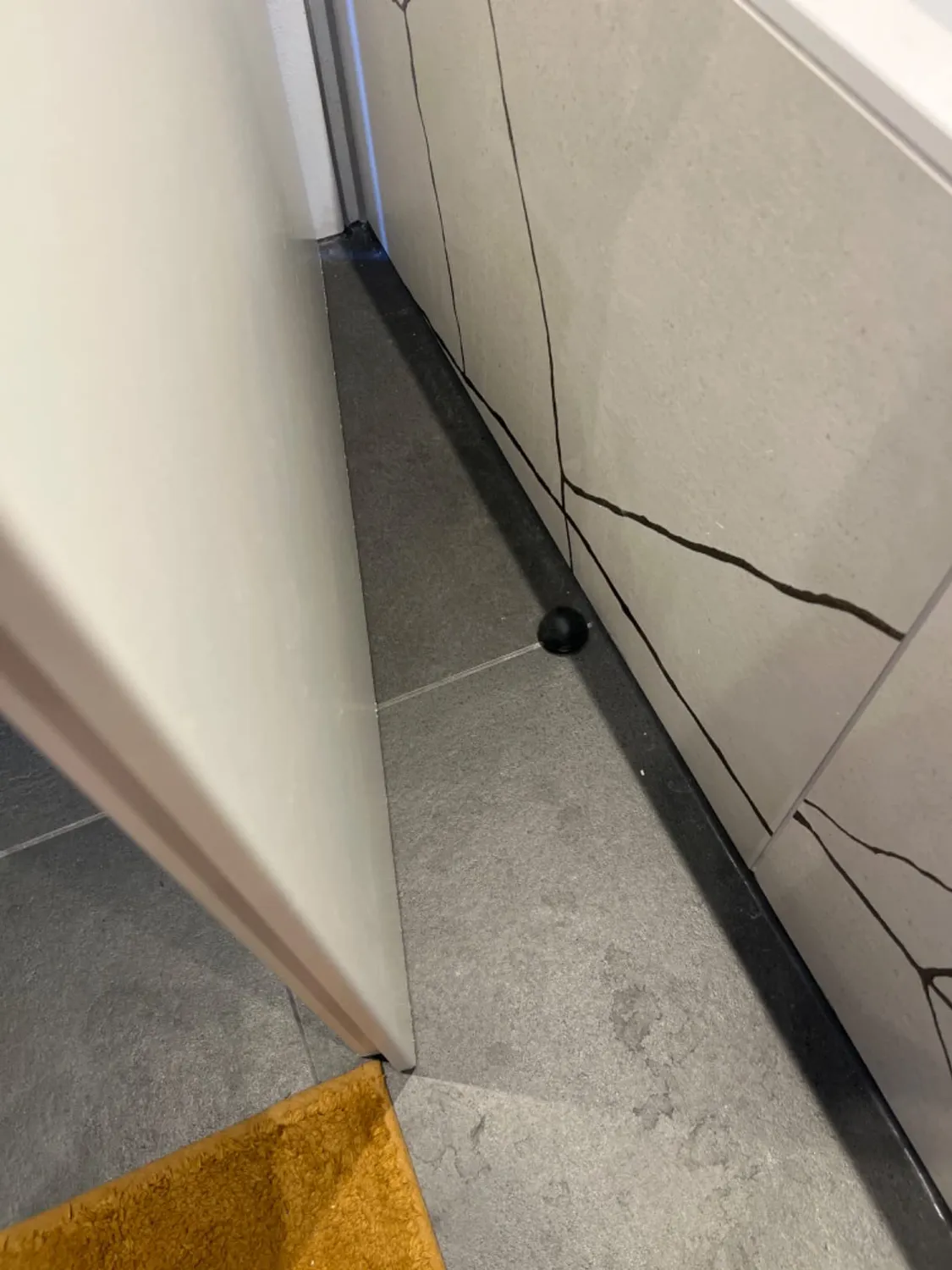 Wagner 15515311 fermaporta pavimento vite e colla gomma