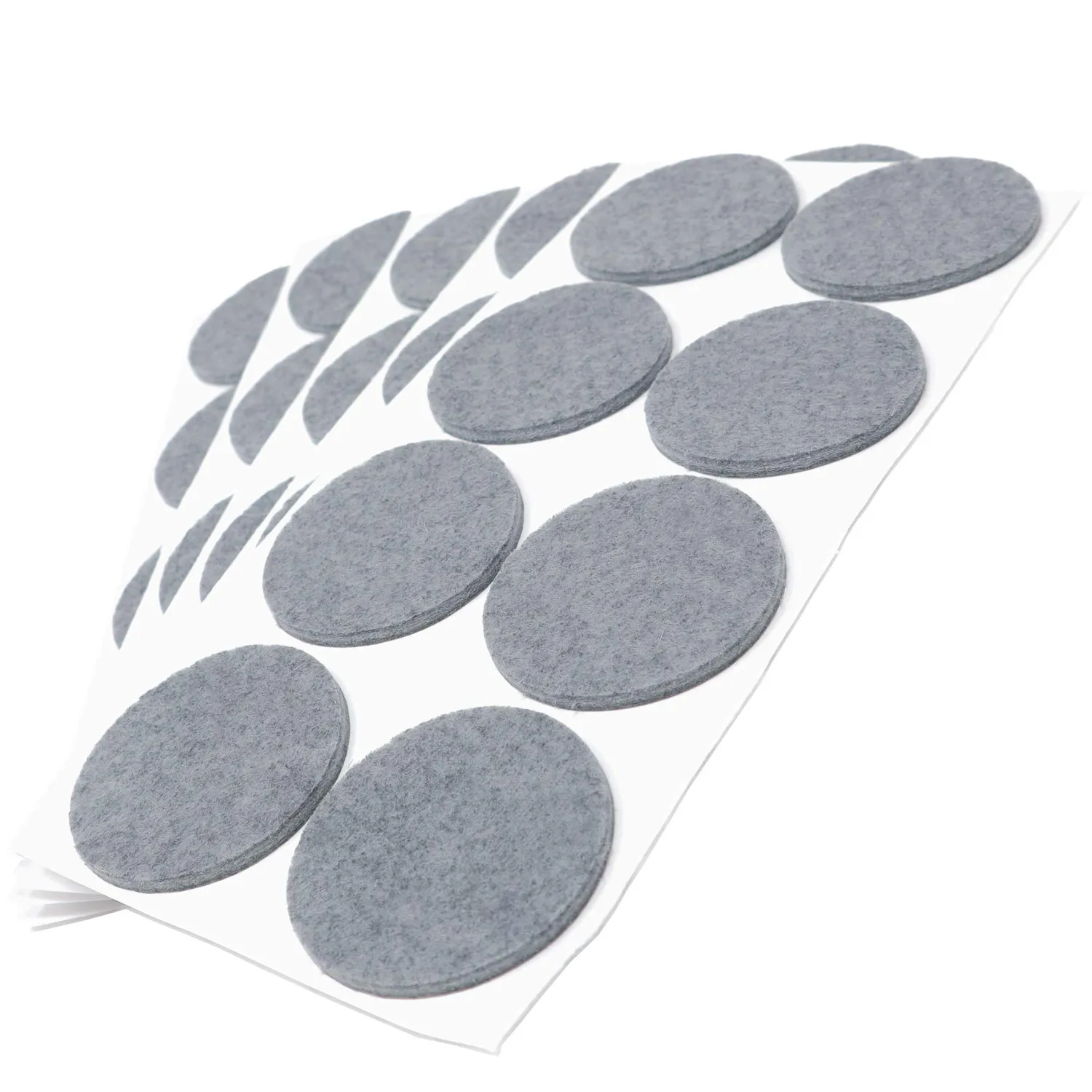 Adsamm Feltrini Ø50 mm Grigi 40 Pezzi Sintetici 3,5 mm