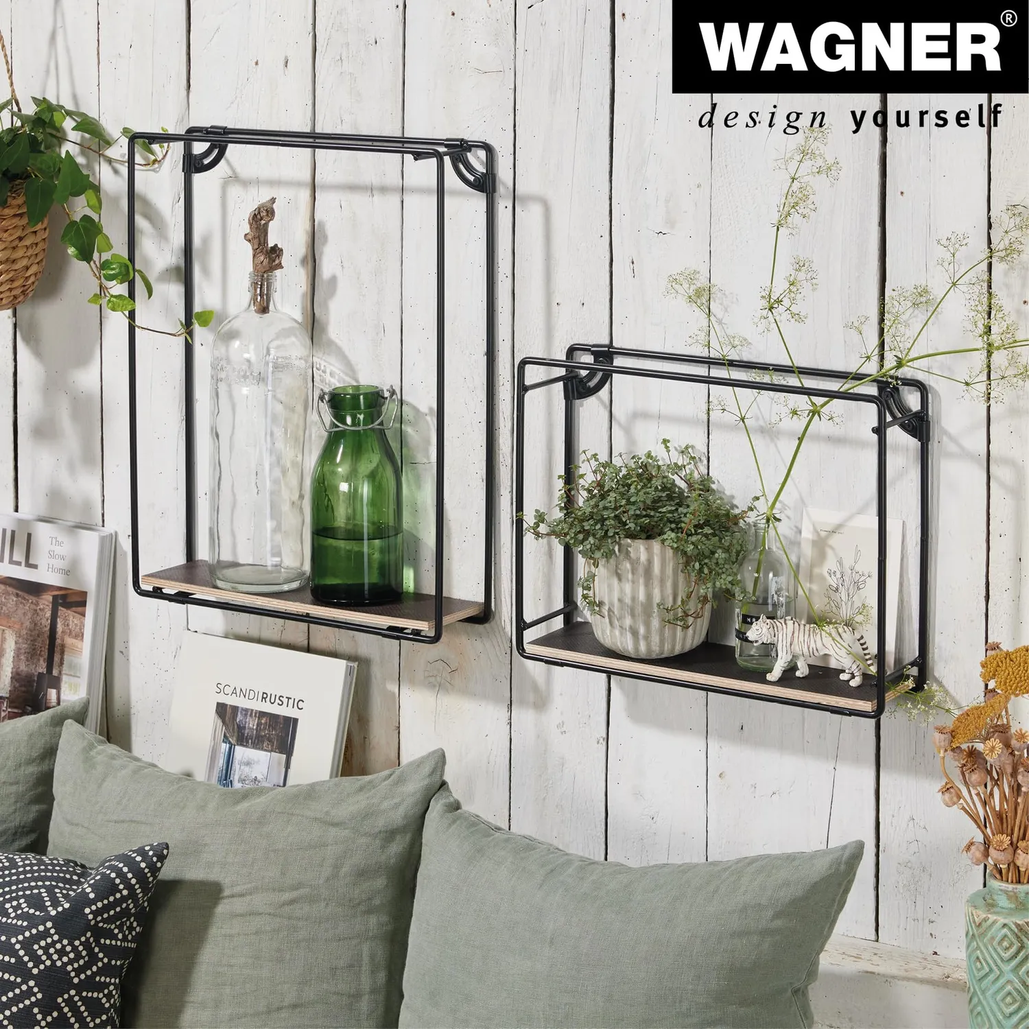 Wagner ST 3941 morsetti angolari 78 mm neri 2 pezzi