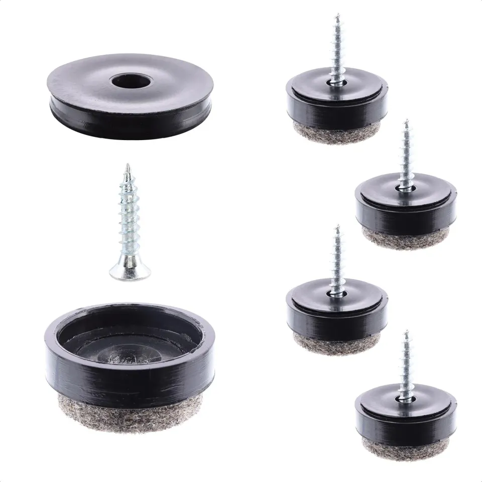 Wagner QuickClick 16791099 feltrini avvitare set 4 pezzi Ø17 mm feltro