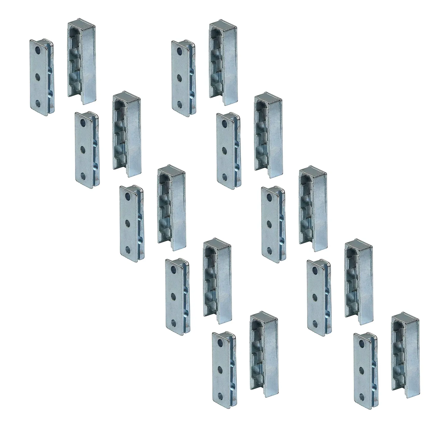 Gedotec giunti mobili M6 set 10 pezzi nichelati acciaio