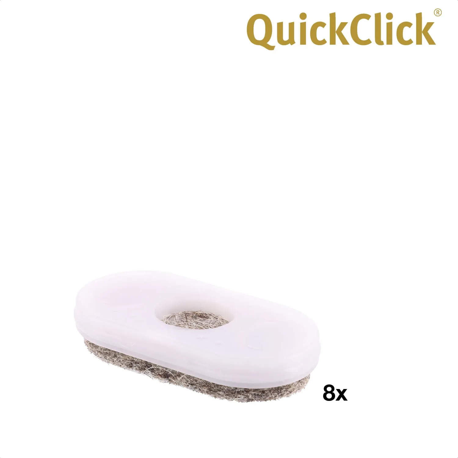 Wagner QuickClick feltrini ricambio Natural 32x17 mm 8 pezzi
