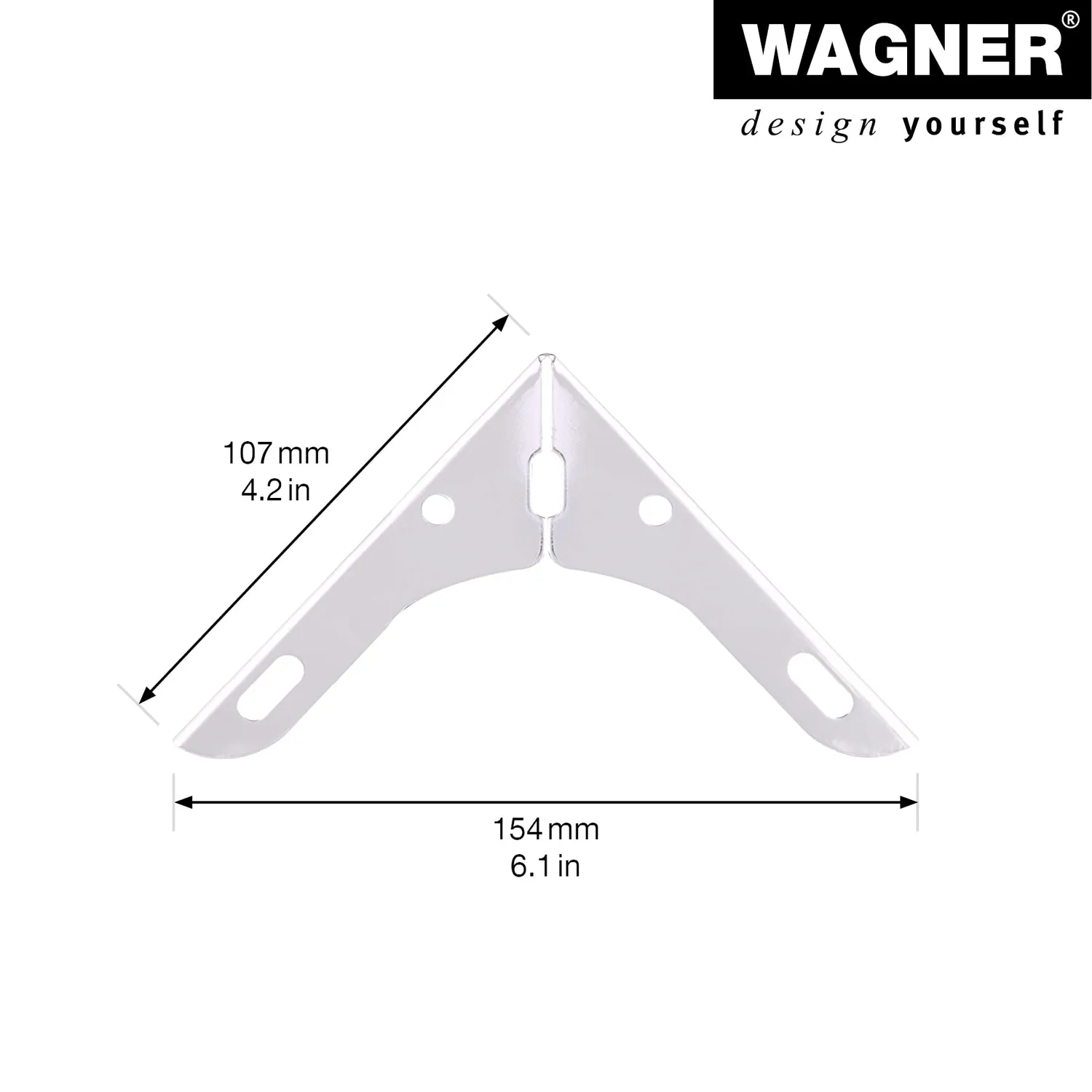 WAGNER SOFA WINGS ST 0440 piedini mobili set 4 pezzi bassi