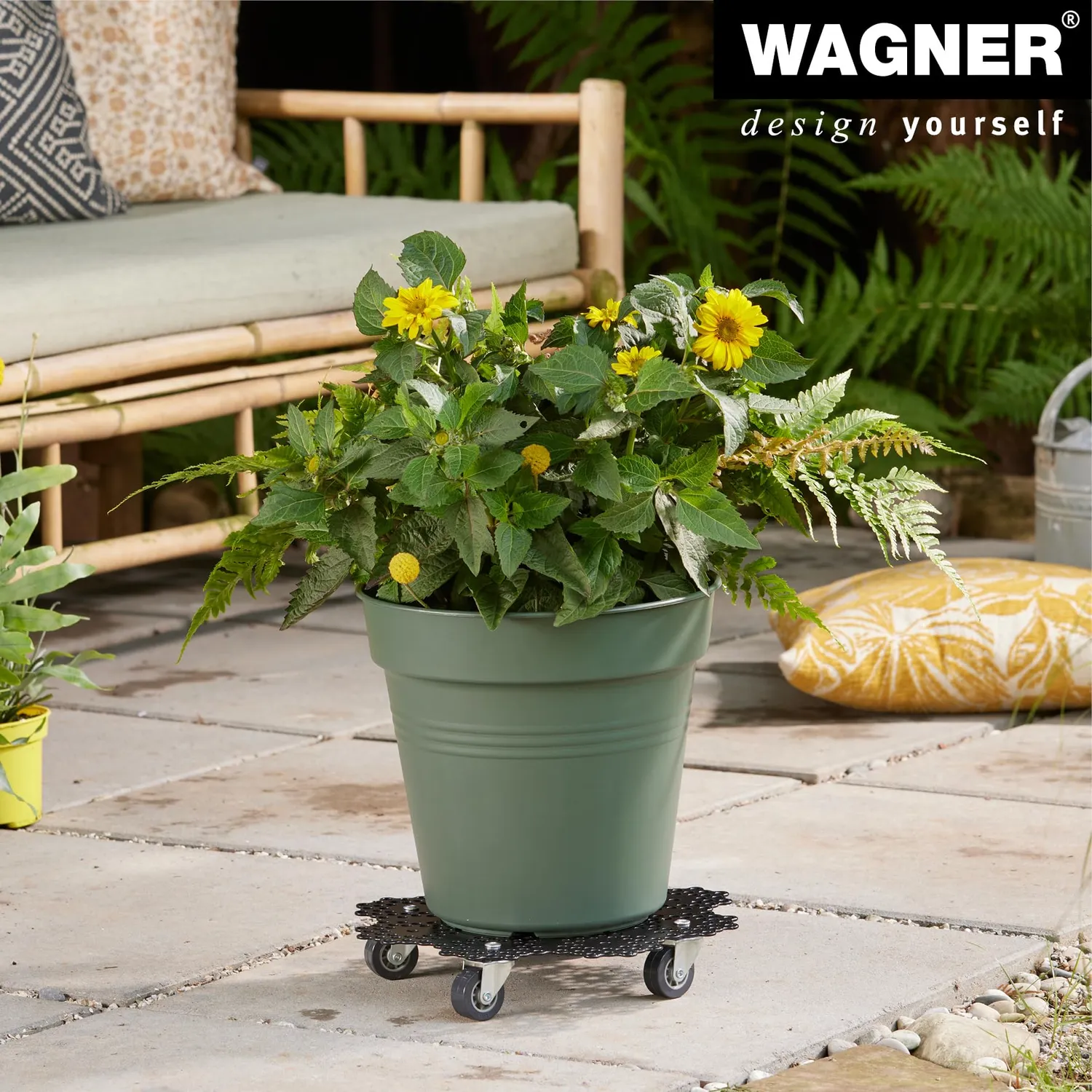 WAGNER Nostalgia 20094901 carrello piante acciaio 100 kg