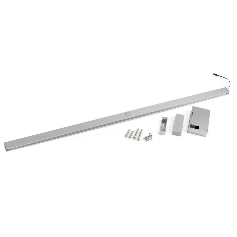 Emuca Asta Appendiabiti LED Armadio 858-1008 mm Alluminio Sensore